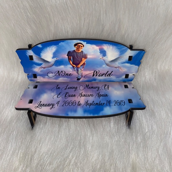 Customize Mini Memory Bench & Rocking Chair - Picture 7 of 8
